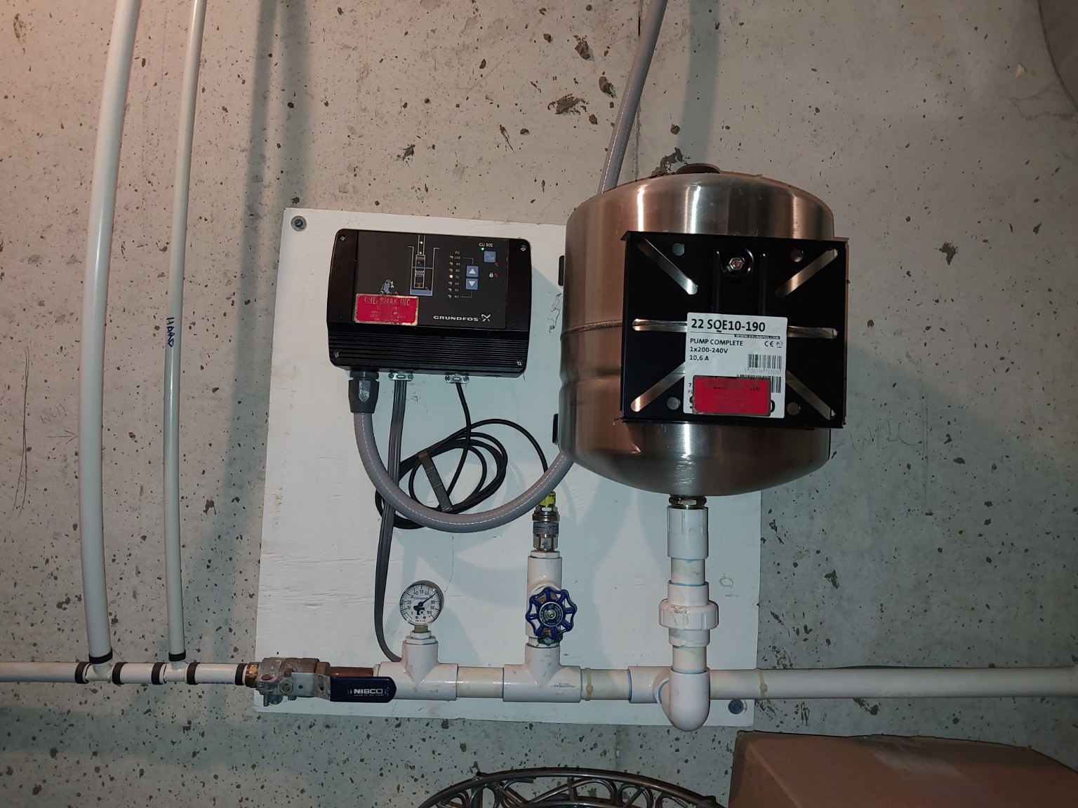 Real HHC field photo of home water-pressure equipment
